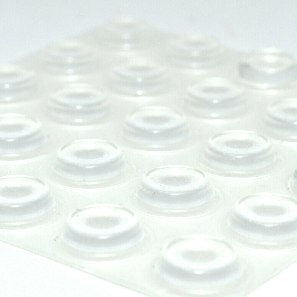 Stick On Glass Protective Pads 20pk 14mm × 4.5mm Domed Bumper Buffer Frames – product image 2