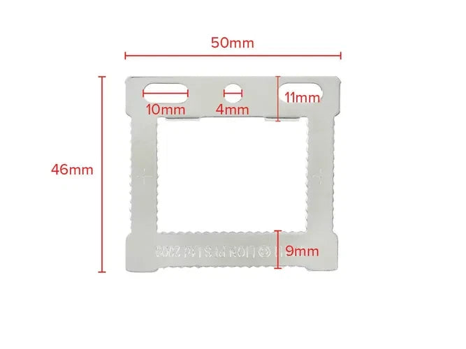 CWH1 Square Hangers 10 × Stretched Canvas Hollow Back Picture Frames + Screws – product image 2