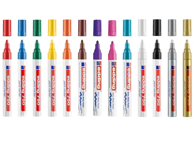 Marker Pens edding 750 Paint Colour Touch-Up Frame Moulding GLASS METAL PLASTIC – product image 2