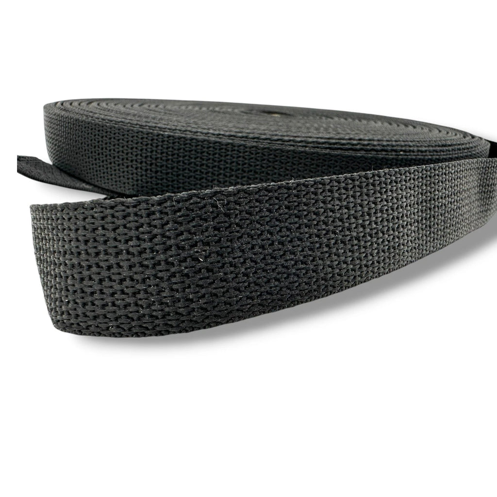 Webbing Straps Dog Leads Black 25mm Lashing Straps Bags Polypropylene – product image 2