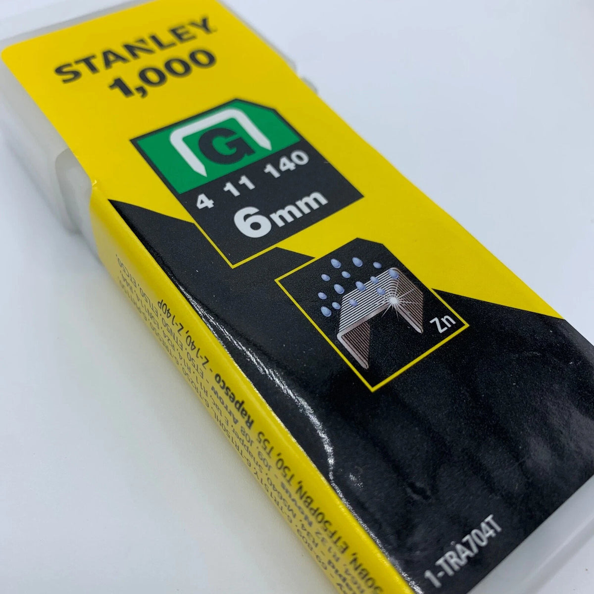 Stanley Staples 6mm 8mm 10mm 12mm 14mm Type G Heavy Duty Staple Gun Refills – product image 1