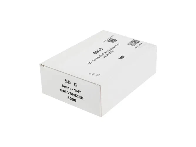 Omer Staples 50 Series 6mm 1/4" Galvanised 5000 1.25mm Staples Gun Frames Canvas – product image 2