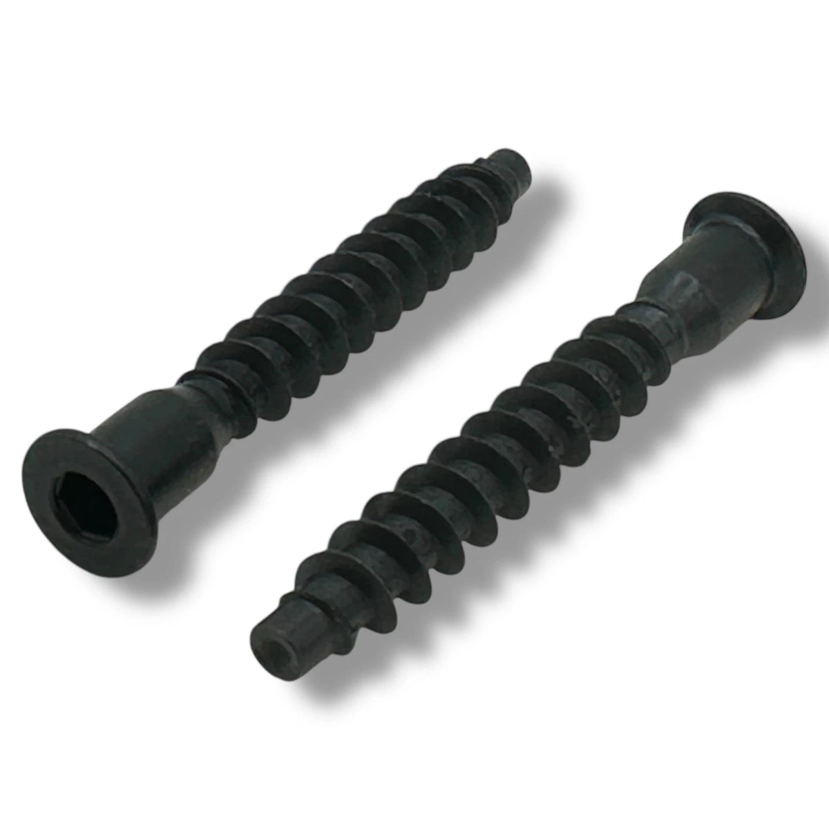 Black Confirmat Screws M5 × 50mm Speakers Furniture Wood MDF Chipboard Häfele – product image 3