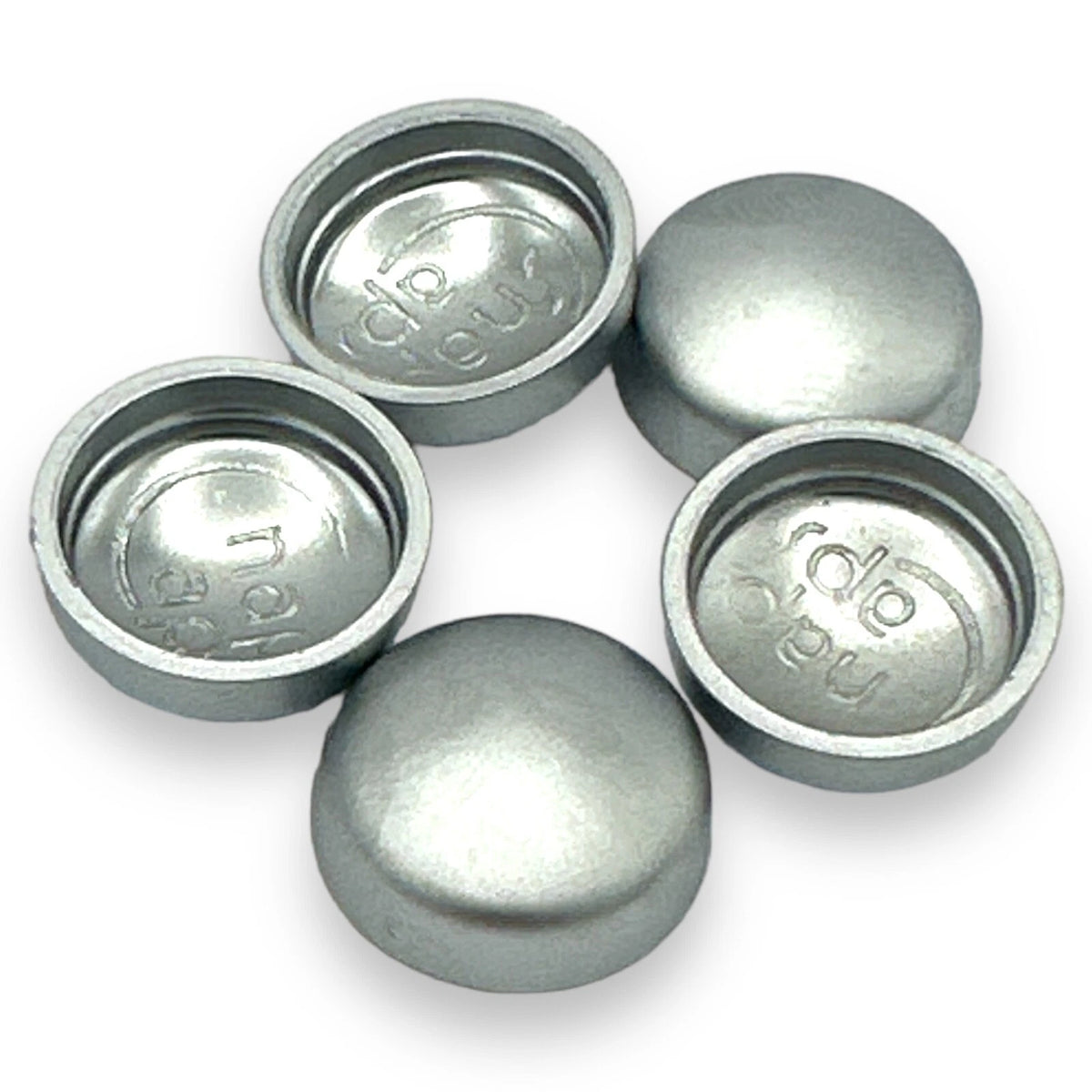 Screw Cover Cap Shower X10 Satin Chrome Frame Metal Electroplated 10/12g Washers – product image 3