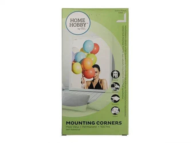 Mounting Corners Photo Corners Home Hobby By 3L 75mm 3" Inch XL Schools Pack 100 – product image 1