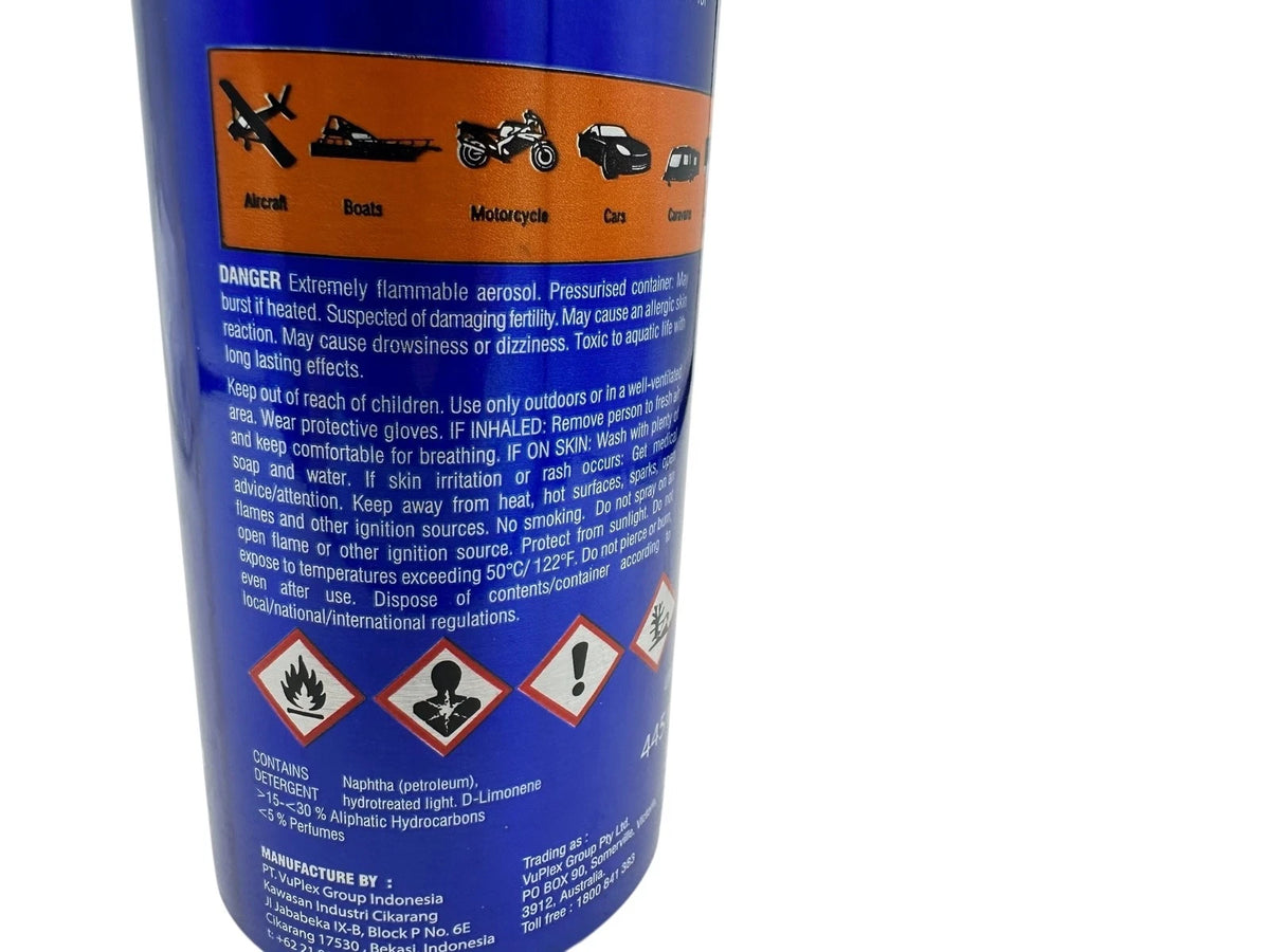 Surface Cleaner VUPLEX Plastic Cleaner And Anti-Static Polish LARGE 375g 445ml – product image 4