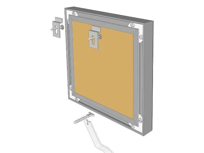 Picture frame security kit Anti Theft Picture Security fixing T-screw spanner – product image 3