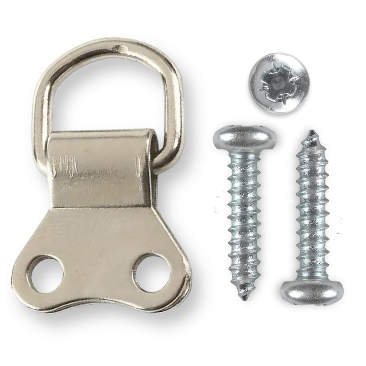 Double D-Ring Picture Frame Hangers – Pack of 10 with Screws