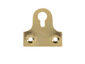 Brass-Plated Slotted Mirror Plates – 38mm