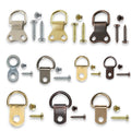 D-Ring Picture Frame Hangers with Screws – Multiple Styles