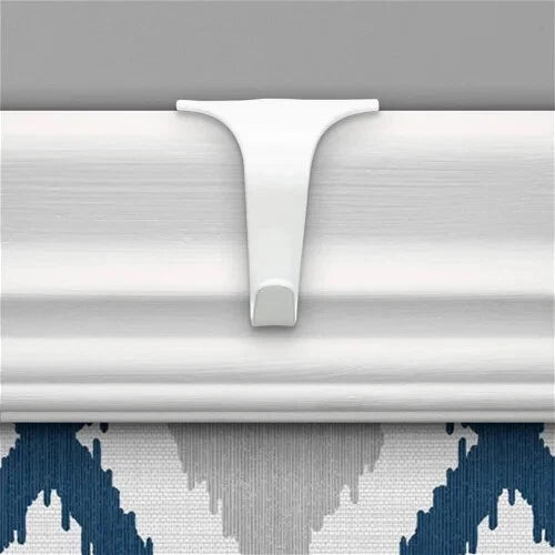 Picture Rail Hooks Hanging 38 × 34mm White Mirror Painting Steel Strong Reliable – product image 1