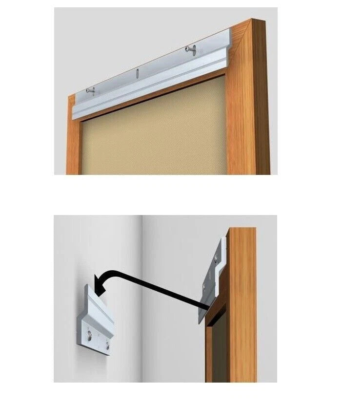Picture Mirror Hanger Z Bar French Cleat Heavy Duty 300mm 12" Z Bars Hanging – product image 3