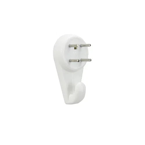 Hard Wall Picture Hooks 8 x Plastic Frame Photos Mirror Small Hanging Hook UK – product image 1