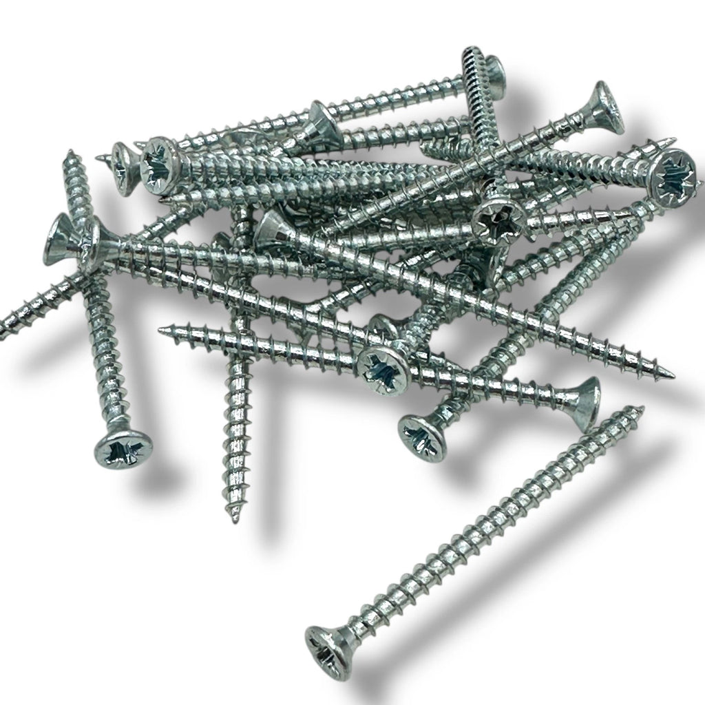 TIMco Solo Woodscrews 3.5 × 50mm 6 × 2" PZ Double CSK Zinc 200 Pack DIY Screw – product image 3