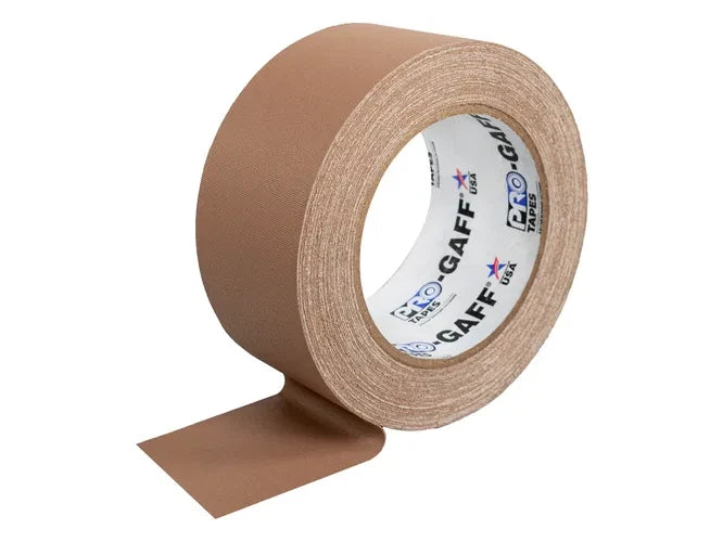 Pro Gaff Cloth Tape Brown White Self Adhesive 48mm × 23m Picture Framing – product image 1