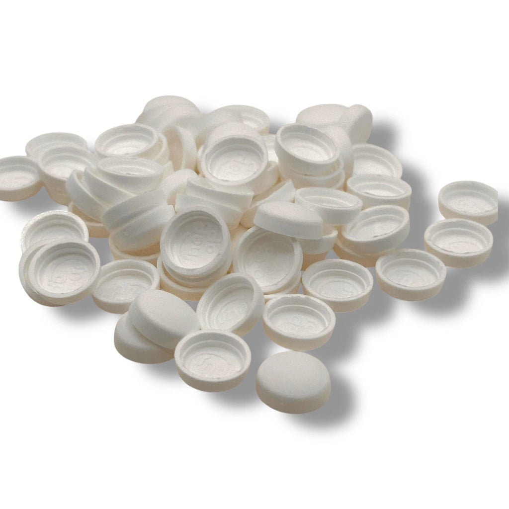 Dome Screw Cover Caps White Two Piece Matt 4/5g Snap-Cap DIY Screws – product image 1