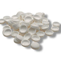 Dome Screw Cover Caps White Two Piece Matt 4/5g Snap-Cap DIY Screws – product image 1