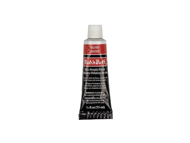 Ebony Black Rub n Buff Original Metallic Gilding Wax Wood Frame Paste 15ml – product image 2