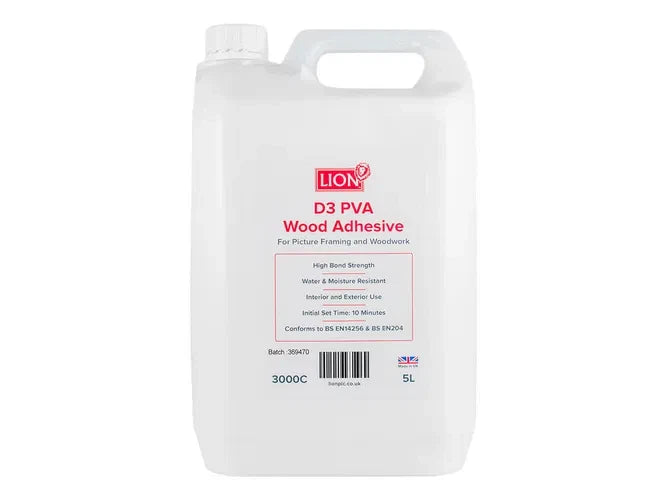 LION D3 PVA Wood Adhesive – 5 Litres - image 1