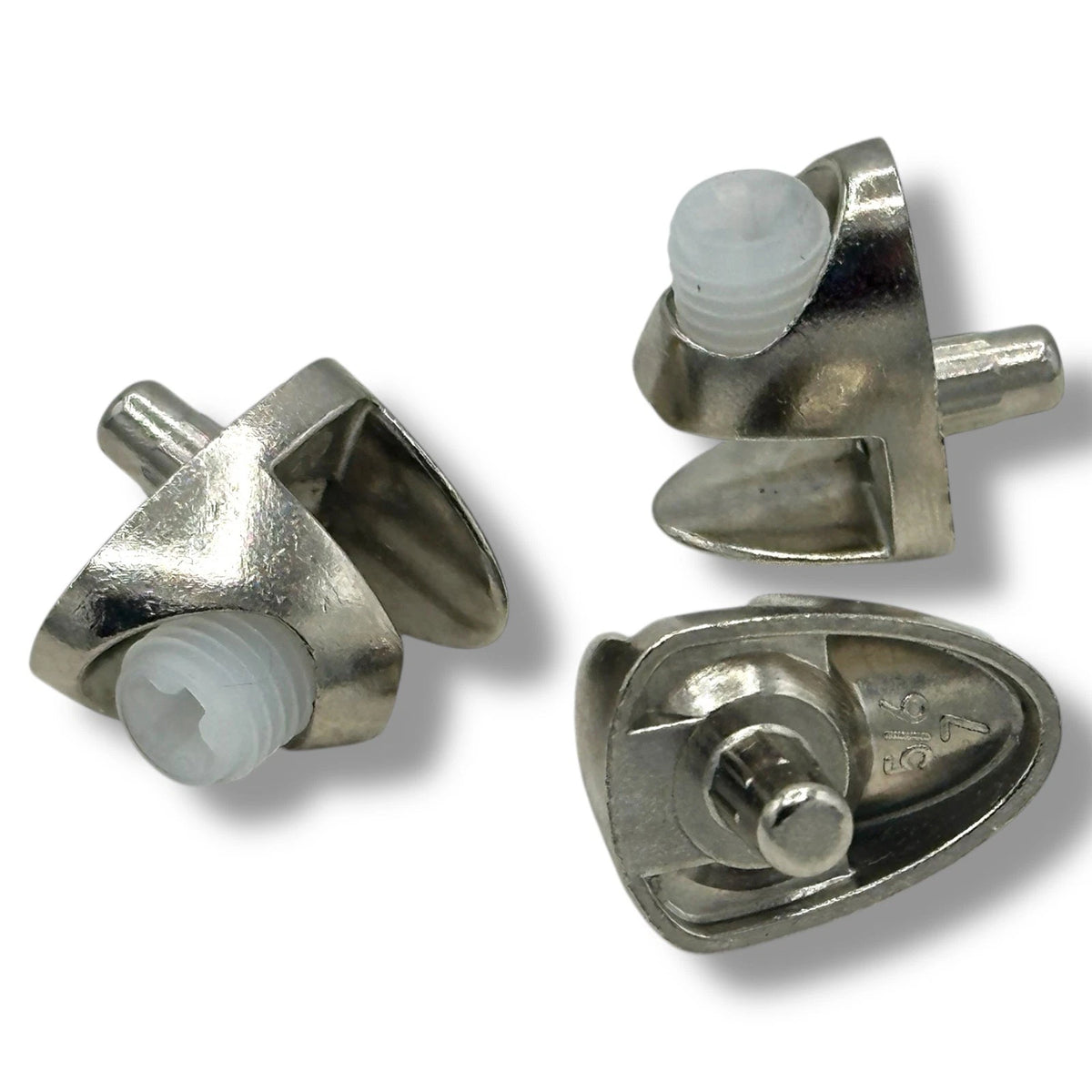 Glass Shelf Support Plug 4-6mm Glass Thickness Nickel Plated Furniture Shelfs – product image 1