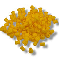 Yellow 5mm Holefix push-fit drill hole cover caps