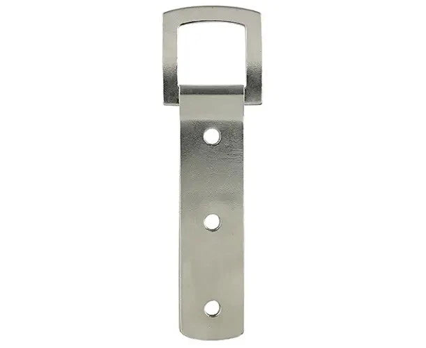 Picture Frame Strap Hook Hanger 2 Pack X Nickel Heavy Duty 3-Hole With Screws – product image 2