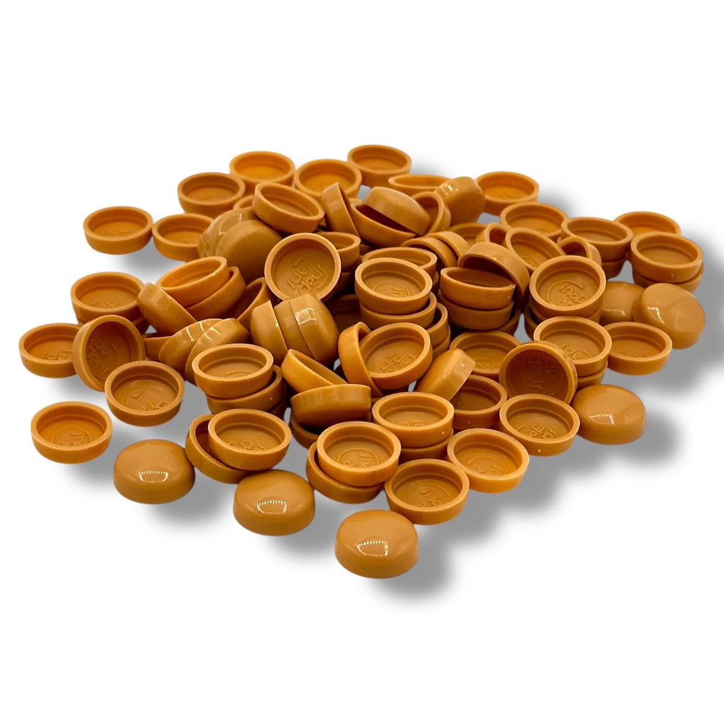 Buff Gloss 6/8g Snap-Caps screw cover caps