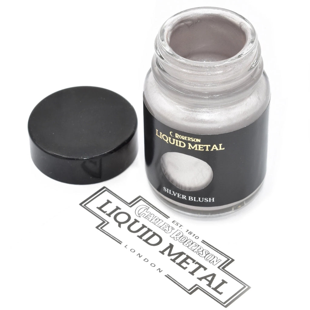 C. Roberson Silver Blush Liquid Metal Paint – 30ml