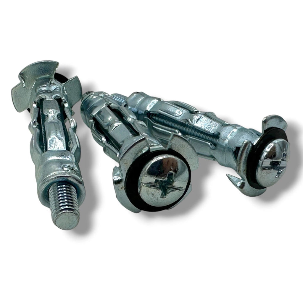 Plasterboard Fixings Heavy Duty Hollow Wall Cavity Anchors Metal Brolly Plug – product image 5