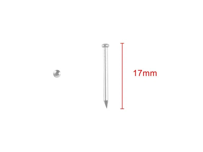 Hardened Silver Picture Pins 17mm × 1.27mm – Pack of 1000 - image 5