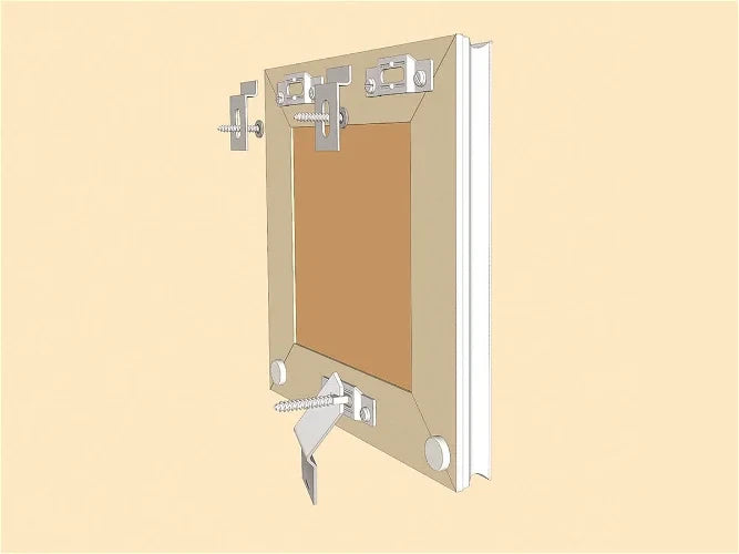 Photo Wall Plugs Plasterboard T Screw Security Picture Frame Kit Drywall 12mm – product image 2