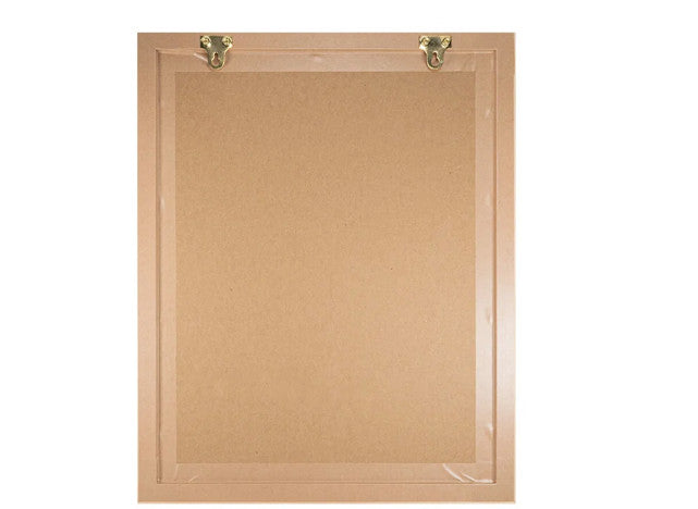 Brass-Plated Inverted Keyhole Mirror Plates – 38mm, Pack of 10 – product detail 5