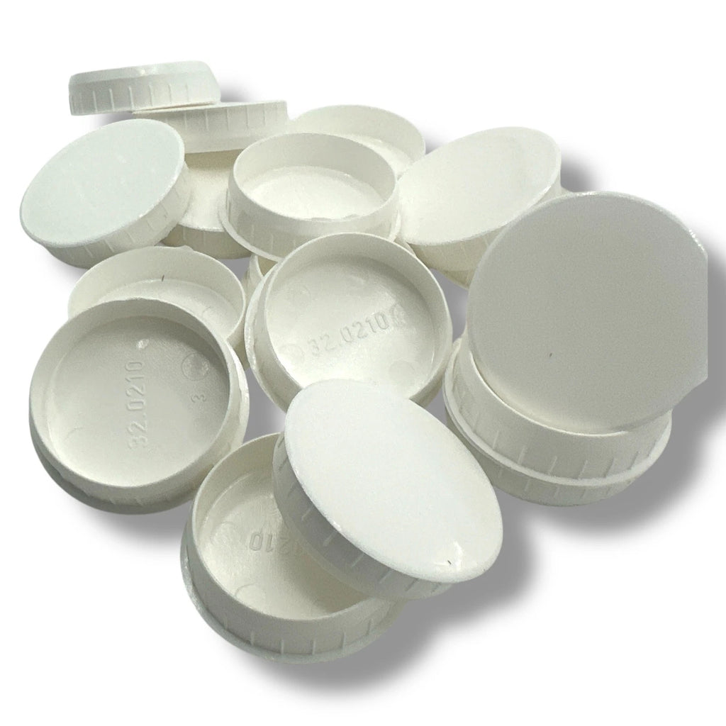 Cover Cap White 35mm Hinge Hole Blanking Bung Kitchen Bedroom Cabinet Door – product image 1