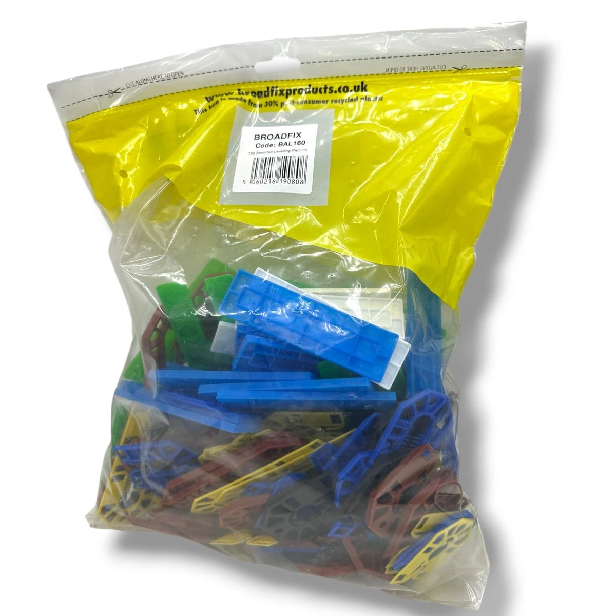 PLASTIC PACKERS WEDGES SHIMS Levelling Pack 160 Assorted Shims Mixed Flat UPack – product image 3