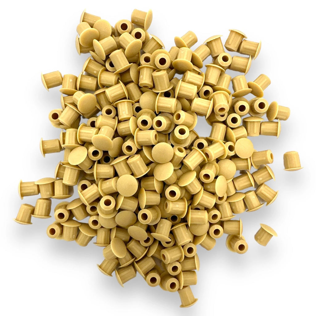 Buff 5mm Holefix push-fit drill hole cover caps