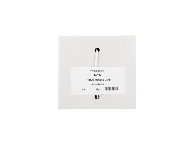 White No.5 Picture Hanging Cord – 4mm, 50m – product image 4