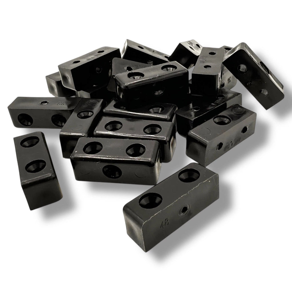 Modesty Mod Blocks Black Kitchen Cabinet Cupboard Fixing Joint Connector Block – product image 1