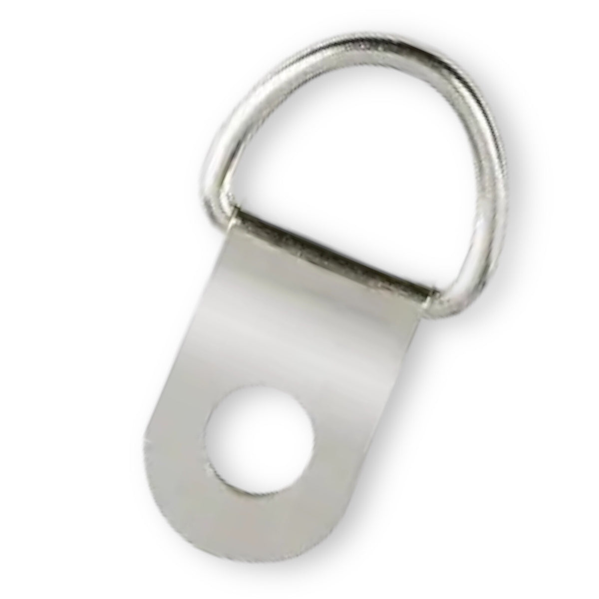 Nickel Small D-Ring Picture Frame Hangers – No Screws