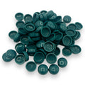 Teal Gloss 6/8g Snap-Caps screw cover caps