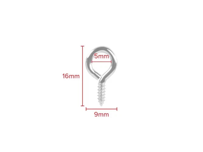 Screw Hooks Eyes Brass Eye Picture Frame Hanging 12 × 00 14 × 1 16 × 1 20 × 2 25 × 4 30 × 6 – product image 22