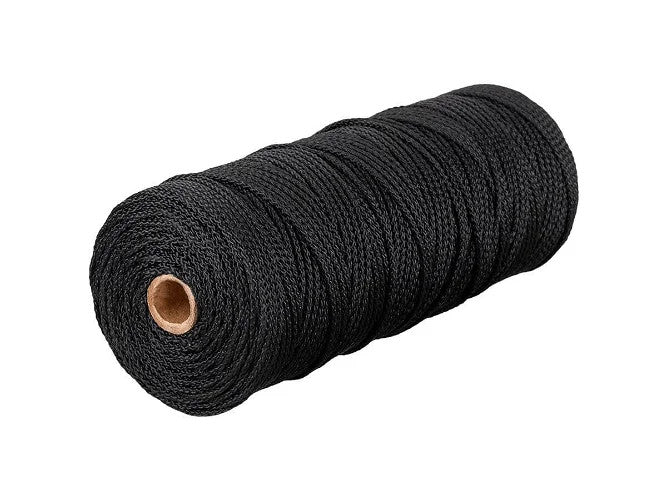 Black Picture Hanging Cord Kit – 10m Cord, 10 D-Rings & Screws – product image 6