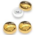 Screw Cover Caps Shower 5 × Polished Gold Metal Electroplated 6/8g CSK Washer – product image 1