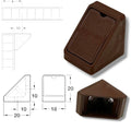 Dark Brown Shelf & Furniture Corner Brackets