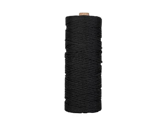Black No.3 Picture Hanging Cord – 2.5mm, 200m – product image 2