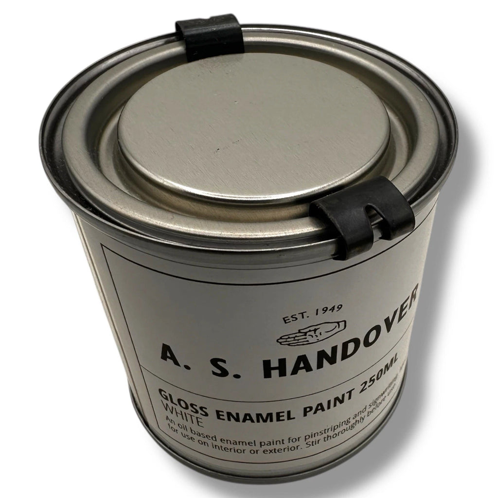 Enamel Paint Oil Based White Handover Signwriting & Pinstriping - 250ml – product image 3