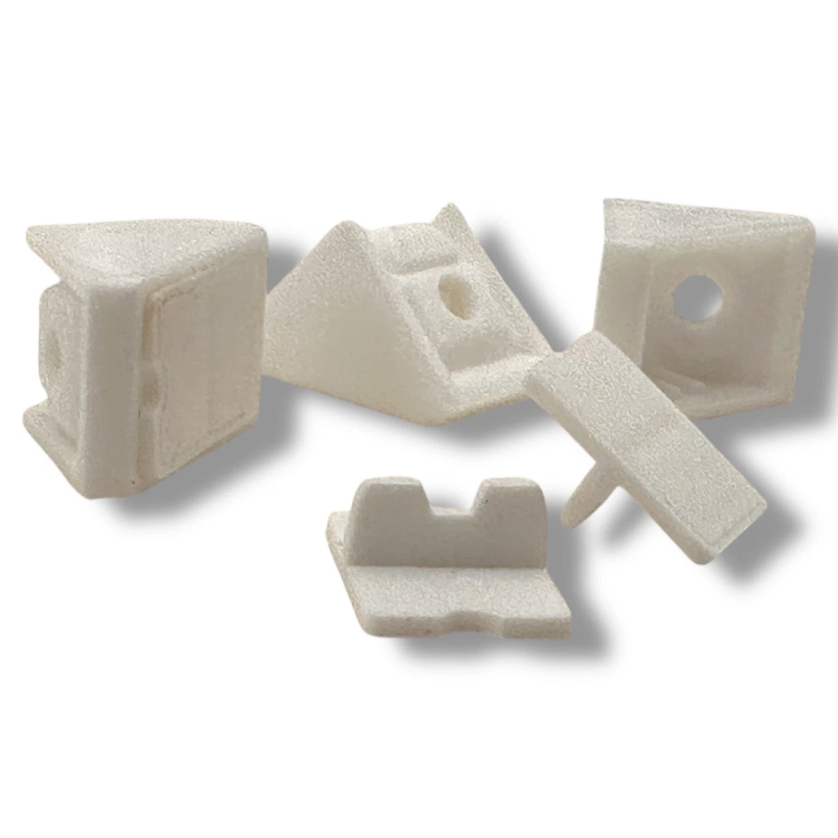 Campervan Corner Connector Blocks with Caps – White, 20 × 18mm - image 6