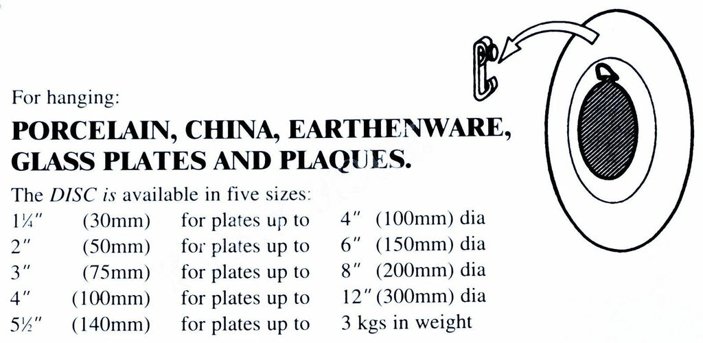 Disc Plate Hangers – Self-Adhesive Invisible Plate Hooks 30–140mm – product image 4