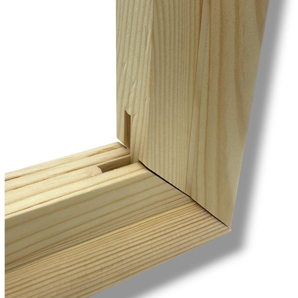 Gallery Canvas Stretcher Bars – 44 × 44mm Deep Profile Pairs – 44 by 44mm gallery stretcher bar profile