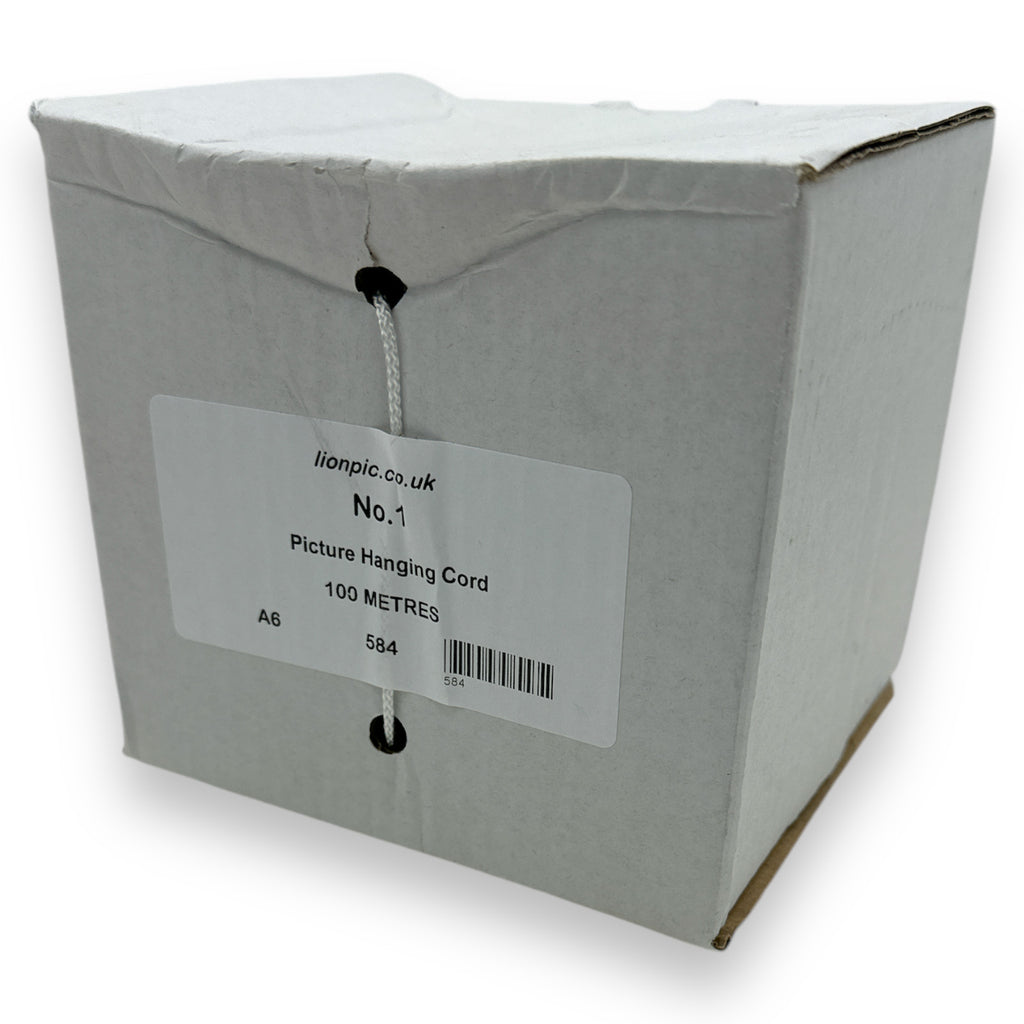 White Low-Stretch Picture Hanging Cord – 100m, No.1–No.5 – product image 8