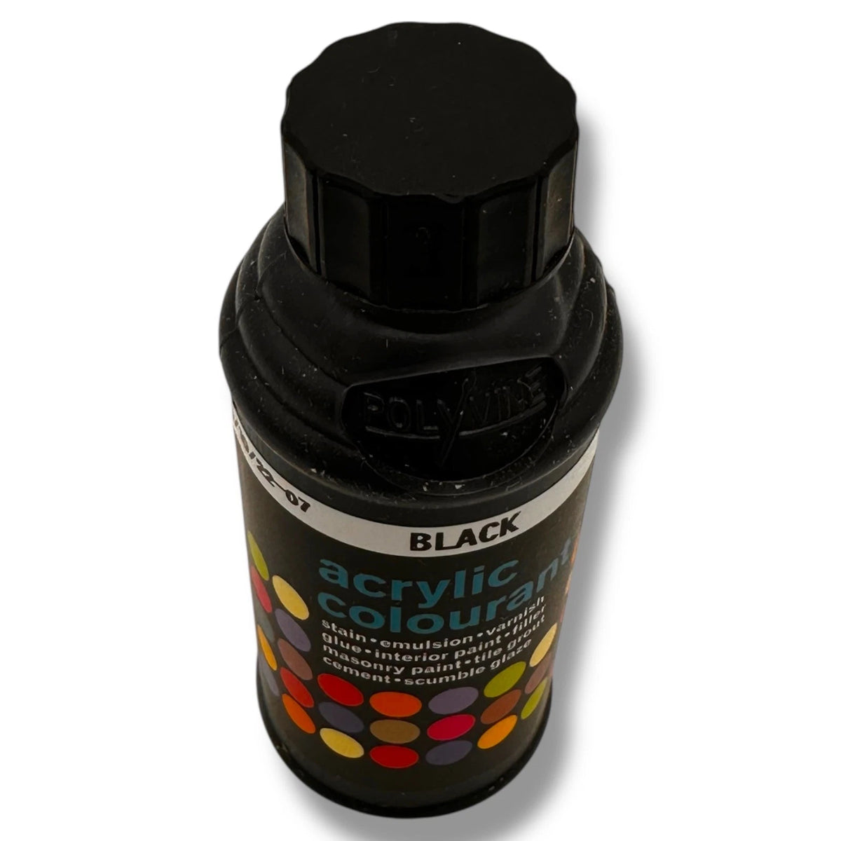 Polyvine Acrylic Colourant 50g Black Vibrant Waterbased Concentrated Pigments – product image 6